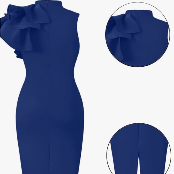 NEW ITEM ALERT: Women’s sleeveless knee length party midi dress size L - Picture 2 of 5